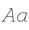 Eksja Thin Italic