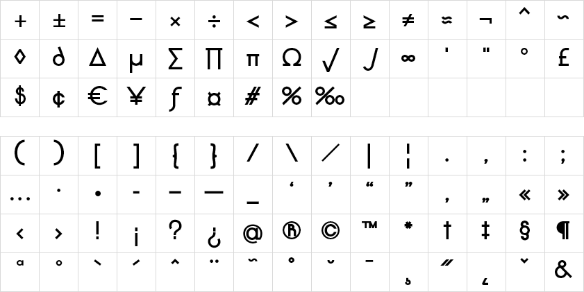 lightbox symbols Bold